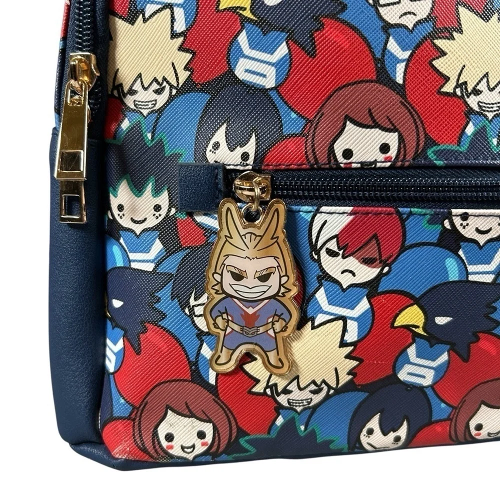My Hero Academia All Over Print Mini Character Backpack Multi-Color